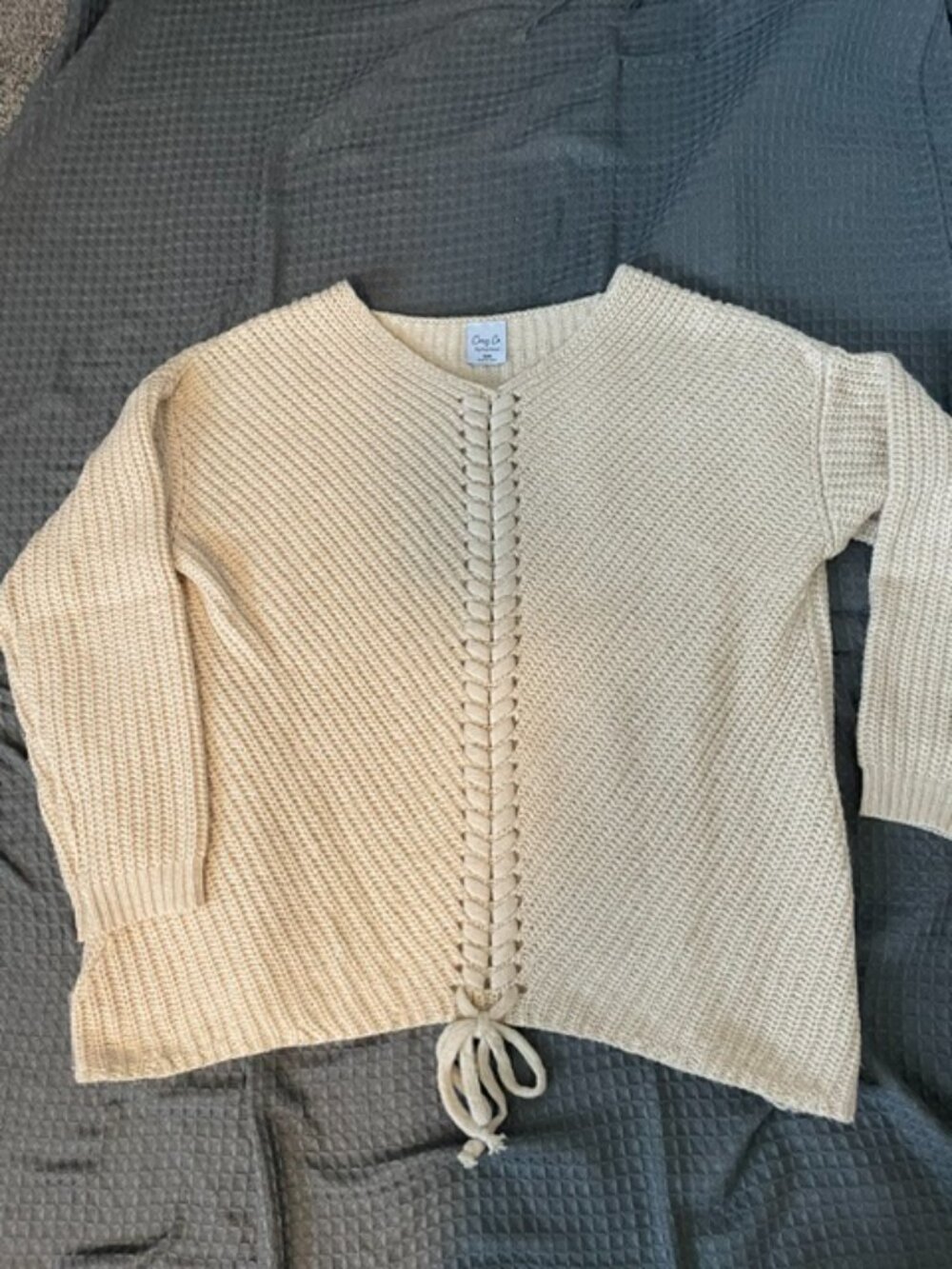 Cream Color "Cozy Casual" Sweater